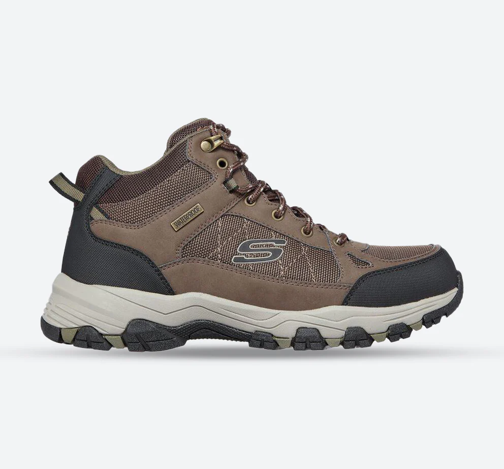Botas de senderismo Skechers 204477 Selmen Melano de corte relajado para hombre - Chocolate