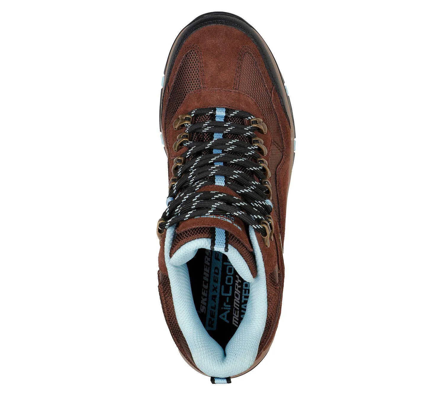 Botas de senderismo impermeables para exteriores Skechers Trego Base Camp 167008 de corte ancho para mujer - Imagen 5