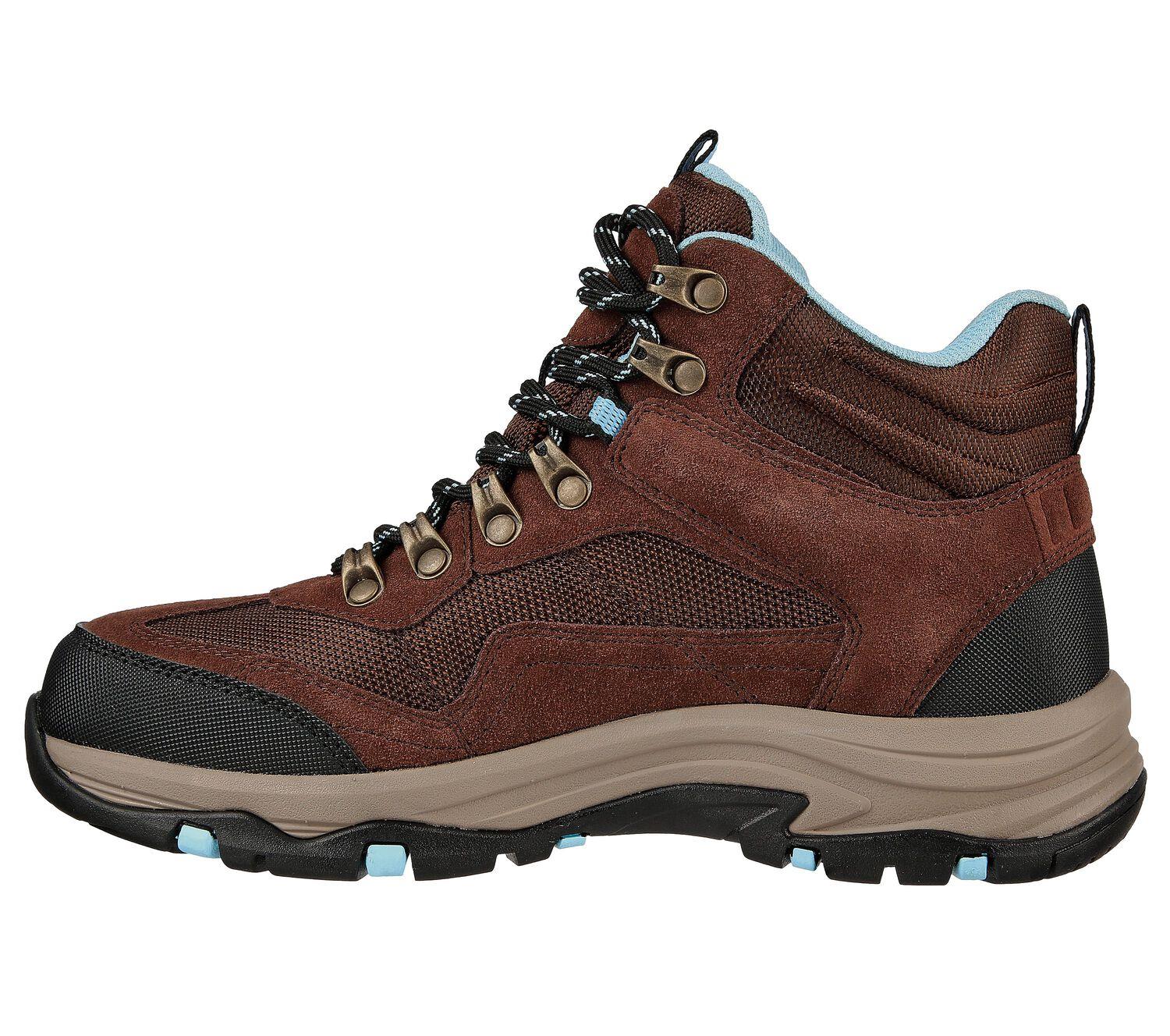 Botas de senderismo impermeables para exteriores Skechers Trego Base Camp 167008 de corte ancho para mujer - Imagen 4